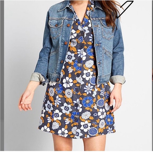 SOLD ModCloth Linen Viscose Blend Fabric Lightweight Summer Wear Dress Plus - Picture 3 of 11